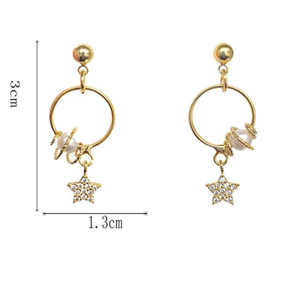 💙Spring with Star Sterling Silver Posts - Picture 6 of 10